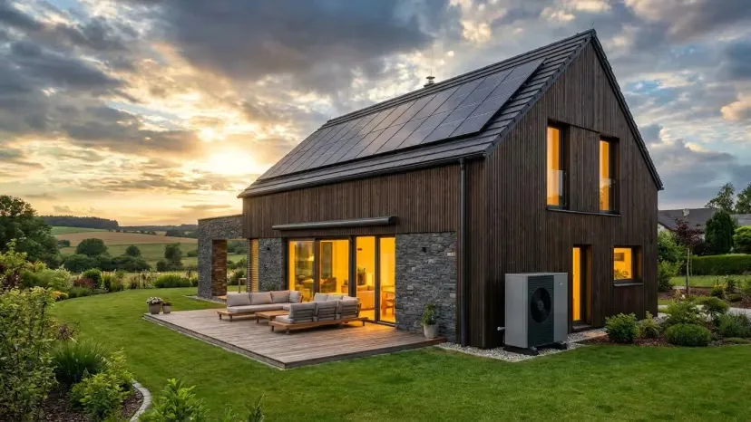 Kosztorys budowy domu - kalkulator, dokumenty i plany budowlane na biurku