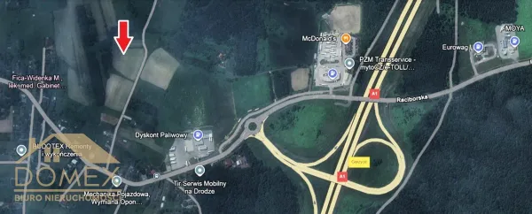 Działka 5134 m² — Godów, Łaziska