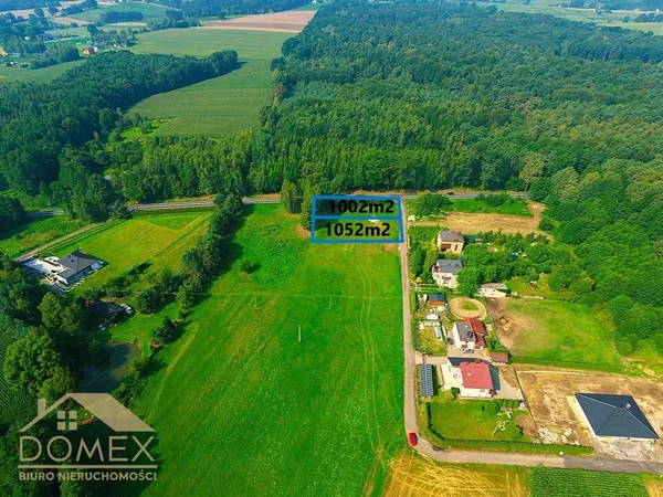 Działka 1052 m² - Lyski