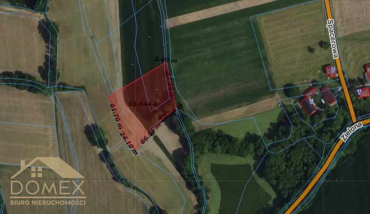 Działka 6500 m² — Strumień (gw), Zabłocie - zdjecie 2