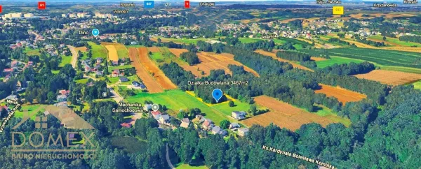 Działka 3467 m² — Wodzisław Śląski