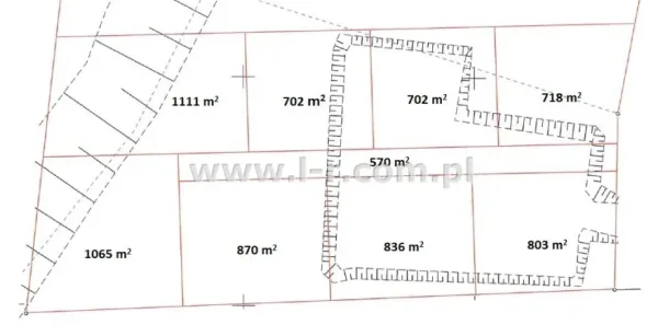 Działka 702 m² — Gorzyce, Turza Śląska