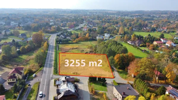 Działka 3255 m² — Turza Śląska