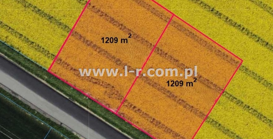 Działka 1209 m² — Pietrowice Wielkie, Cyprzanów