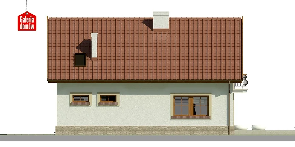 Elewacja boczna prawa