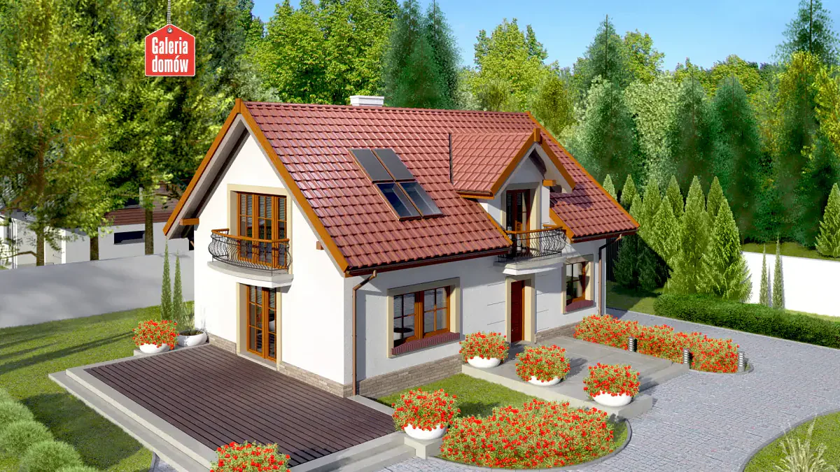 Wizualizacja domu przy Alabastrowej 19 - zdjęcie 2