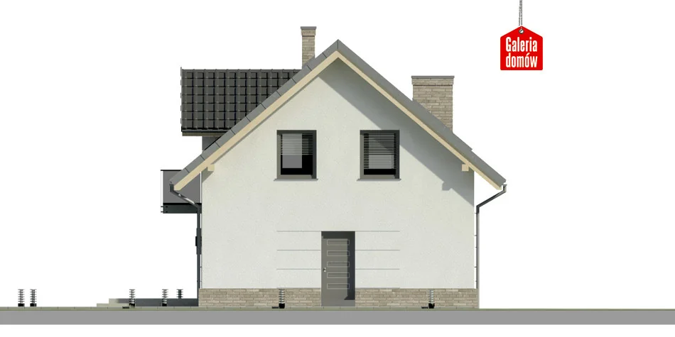 Elewacja boczna lewa