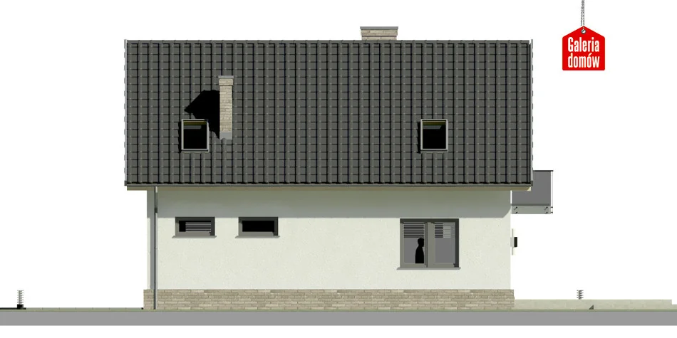 Elewacja boczna prawa