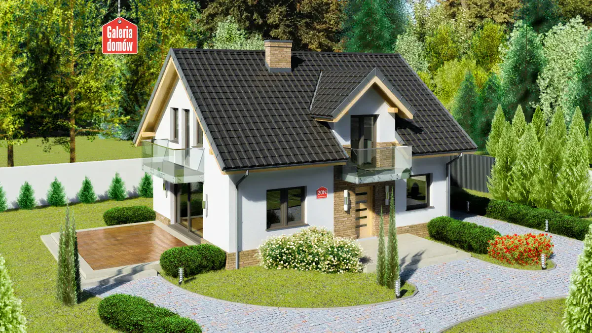 Wizualizacja domu przy Alabastrowej 20 N - zdjęcie 2