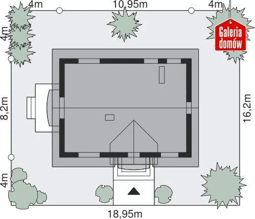 Usytuowanie na działce