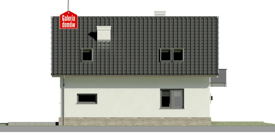 Elewacja boczna prawa