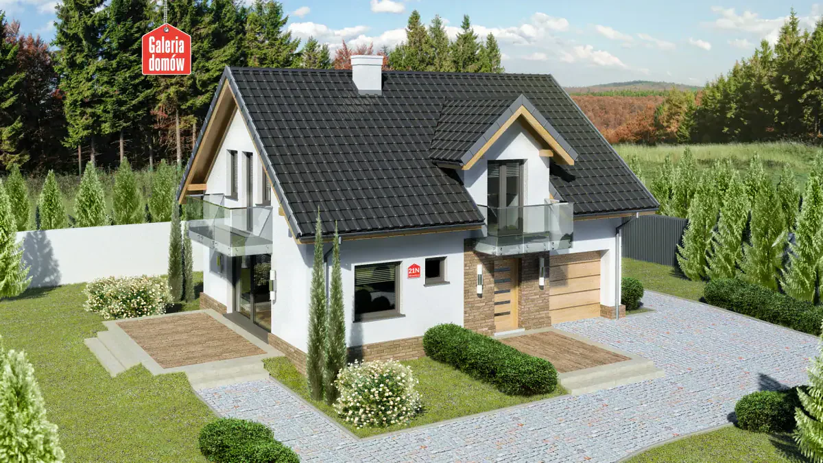 Wizualizacja domu przy Alabastrowej 21 N - zdjęcie 2