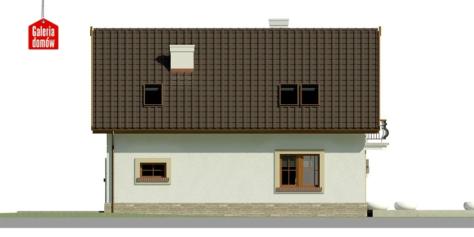 Elewacja boczna prawa