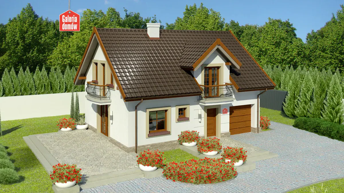Wizualizacja domu przy Alabastrowej 21 - zdjęcie 2