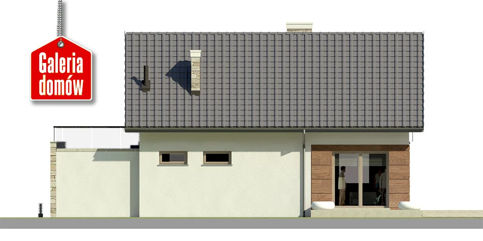 Elewacja boczna prawa