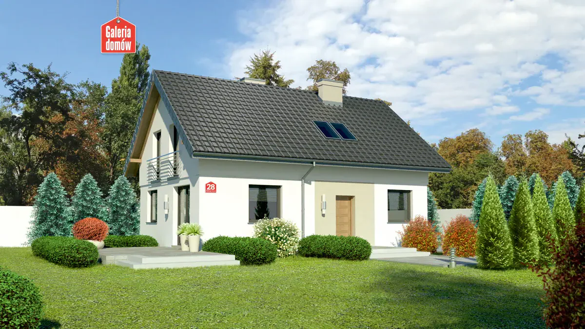 Wizualizacja domu przy Alabastrowej 28 - zdjęcie 2