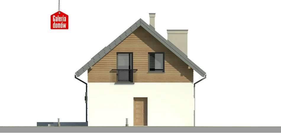 Elewacja boczna lewa