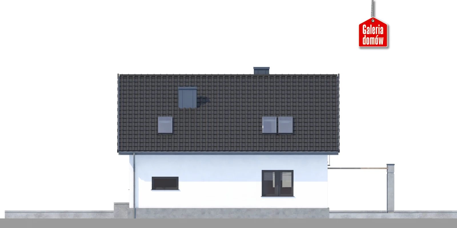 Elewacja boczna lewa