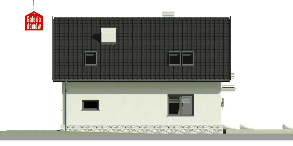 Elewacja boczna prawa