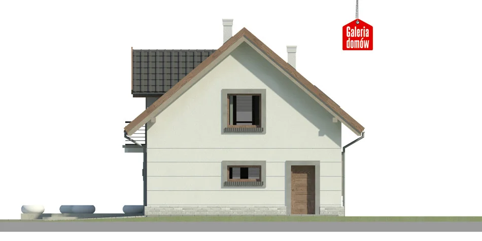 Elewacja boczna lewa