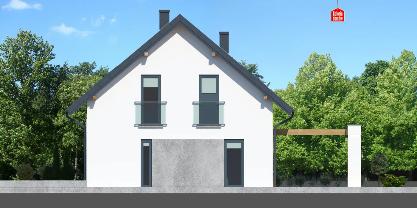 Elewacja boczna lewa