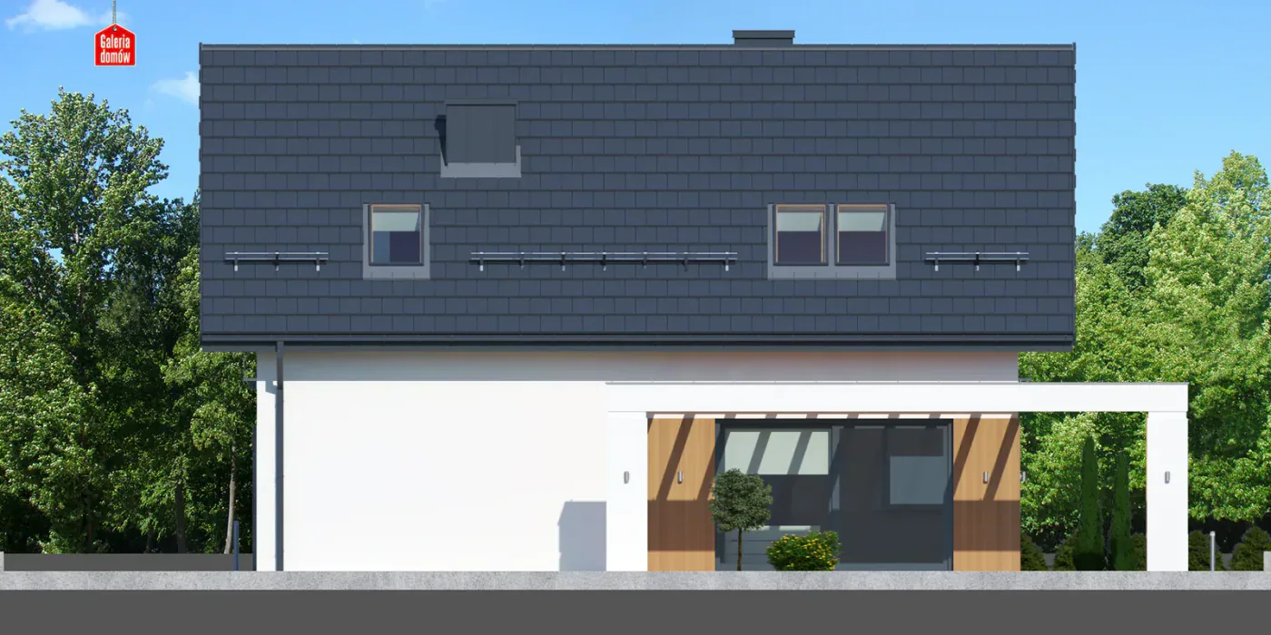 Elewacja boczna prawa