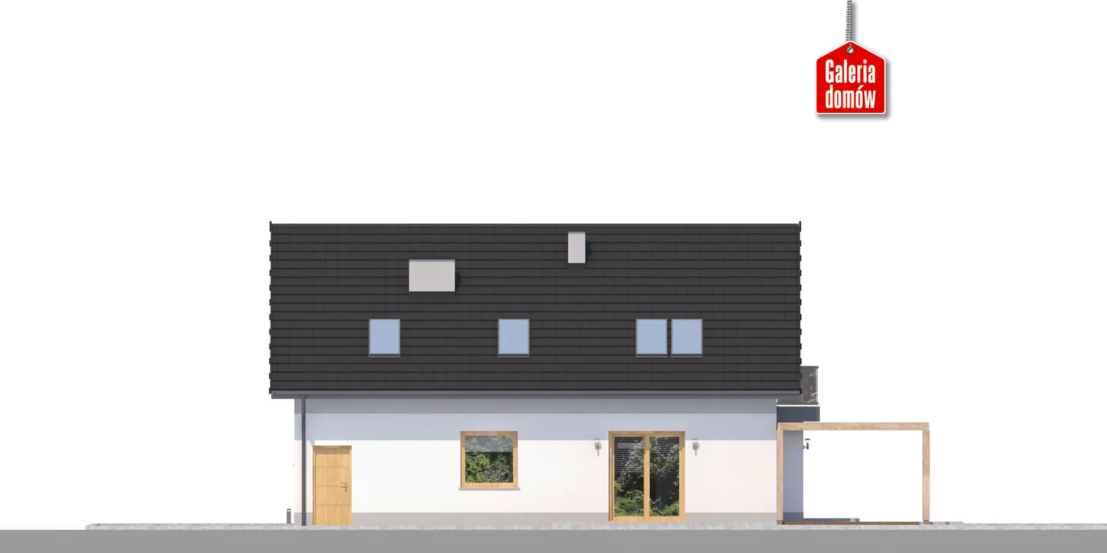 Elewacja boczna lewa