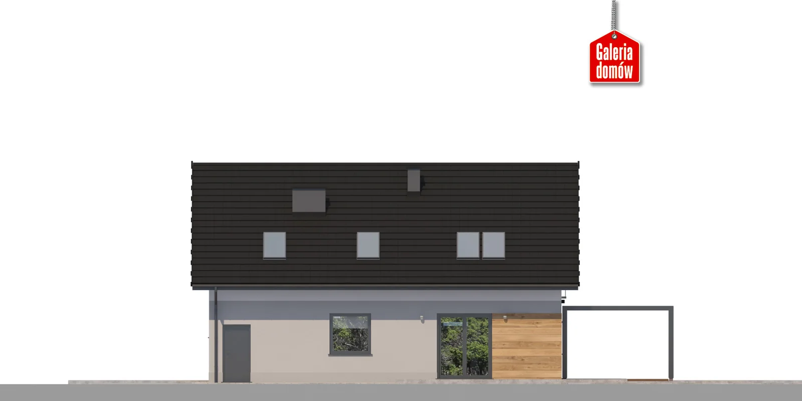 Elewacja boczna lewa