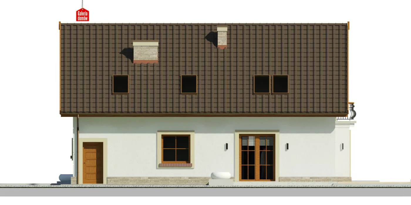 Elewacja boczna lewa