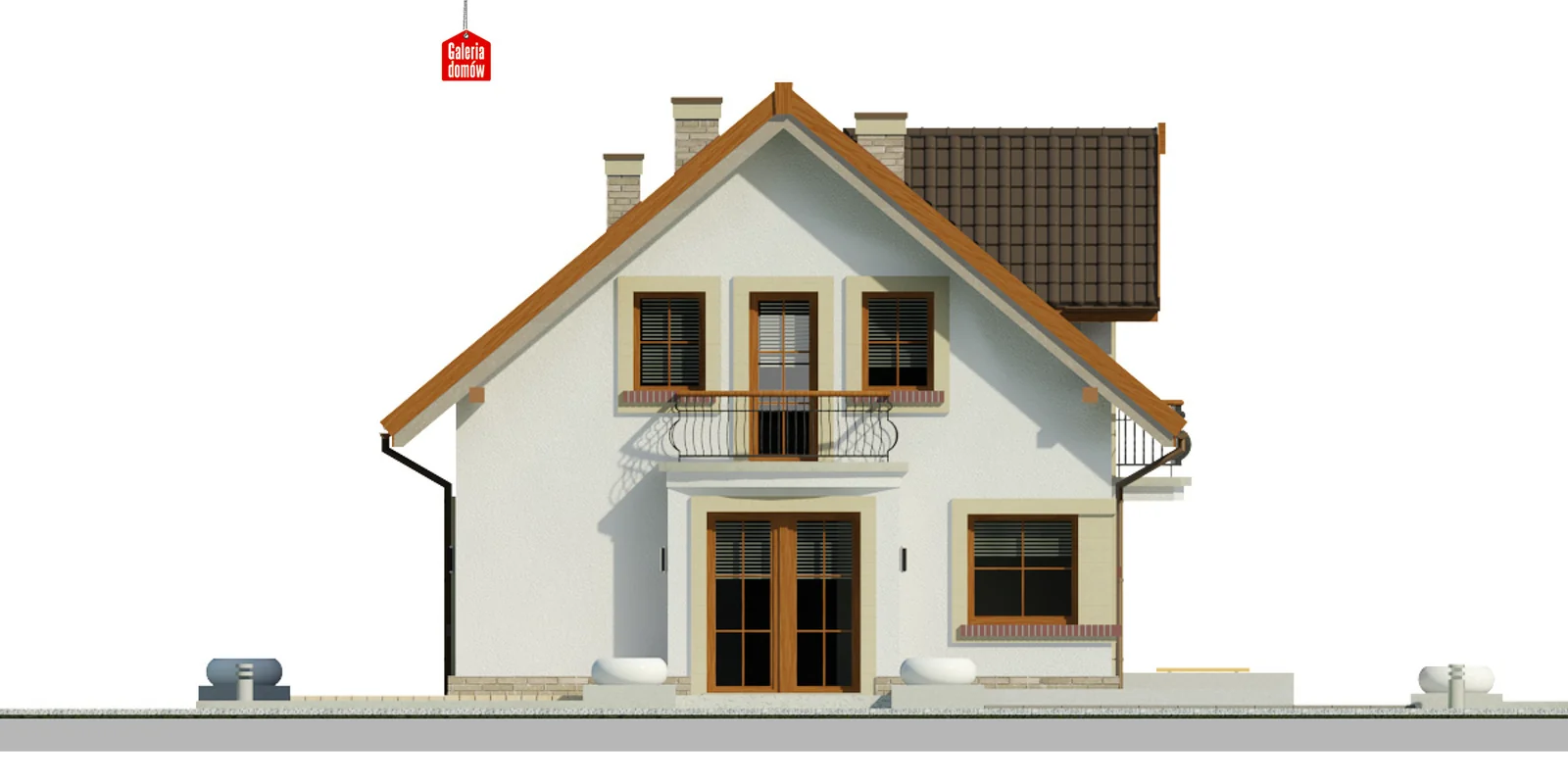 Elewacja boczna prawa