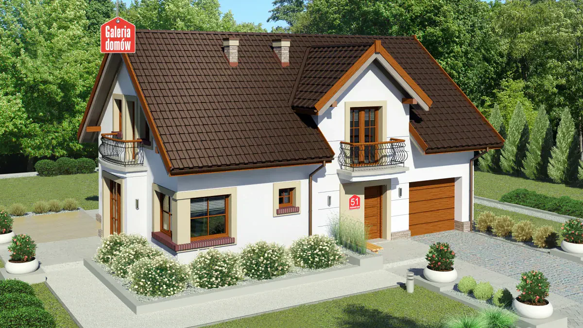 Wizualizacja domu przy Alabastrowej 51 - zdjęcie 2
