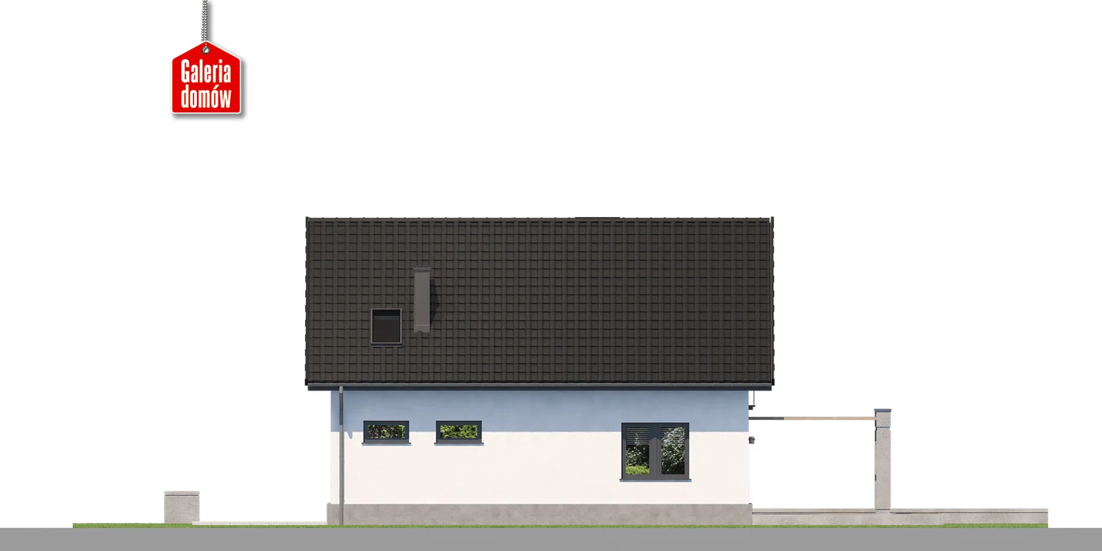 Elewacja boczna lewa