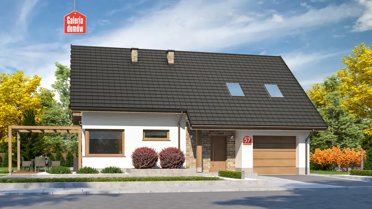 Wizualizacja domu przy Alabastrowej 57 - zdjęcie 3