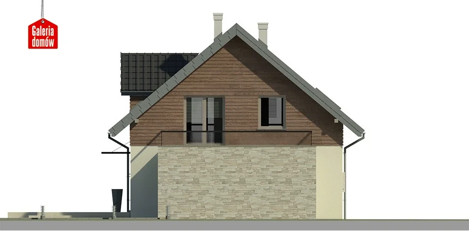 Elewacja boczna lewa