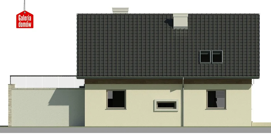Elewacja boczna prawa
