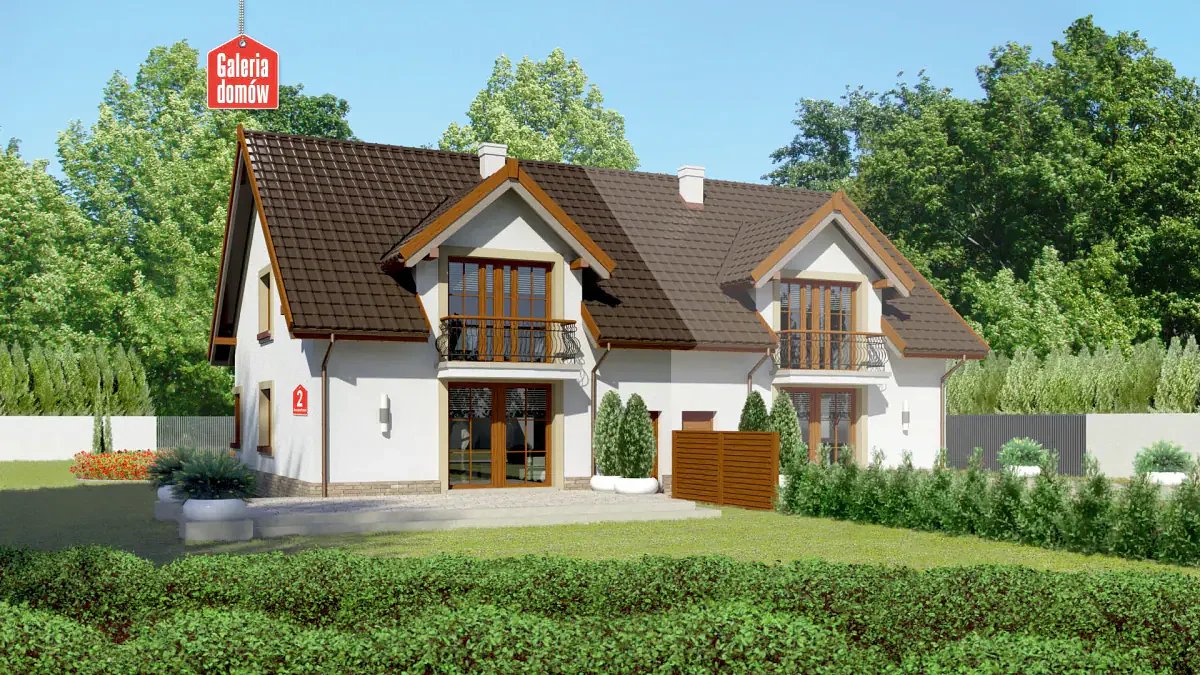 Wizualizacja domu przy Amarantowej 2 - zdjęcie 2