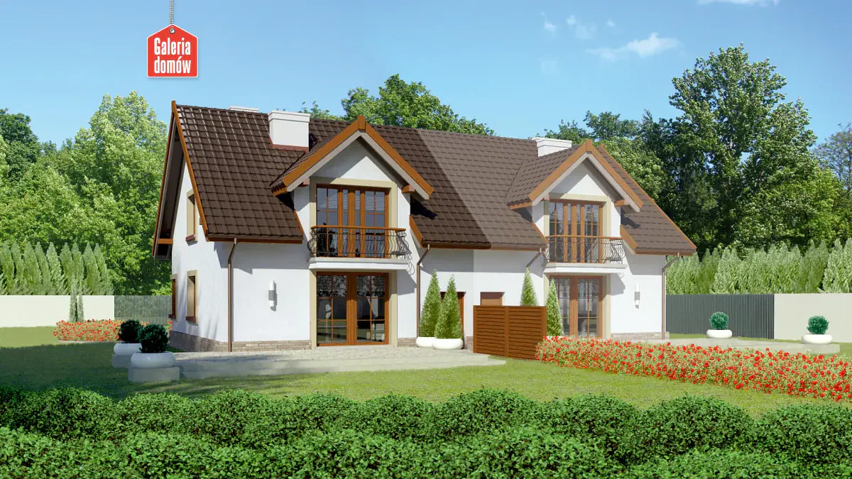 Wizualizacja domu przy Amarantowej - zdjęcie 2
