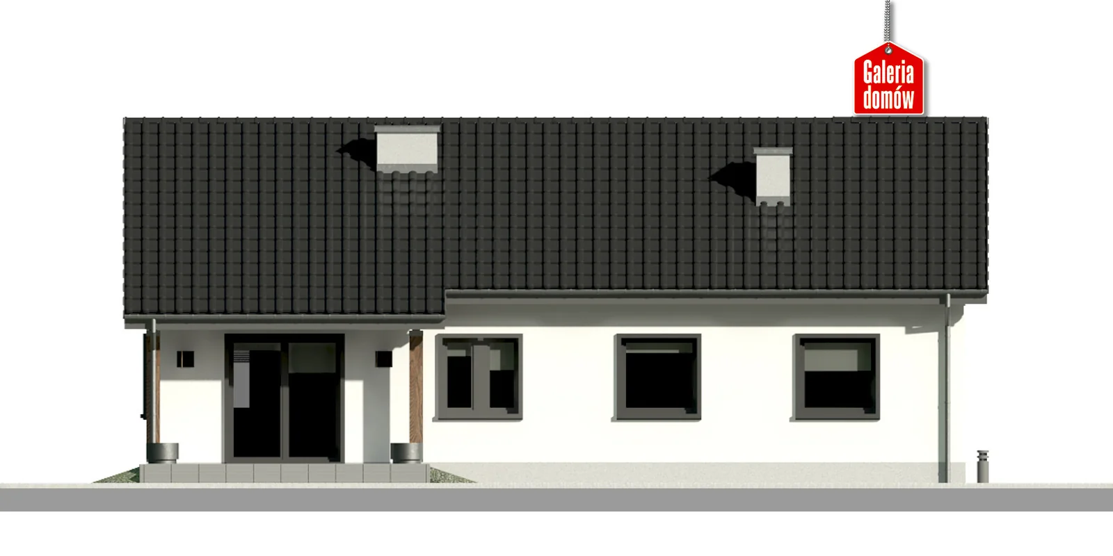 Elewacja boczna lewa