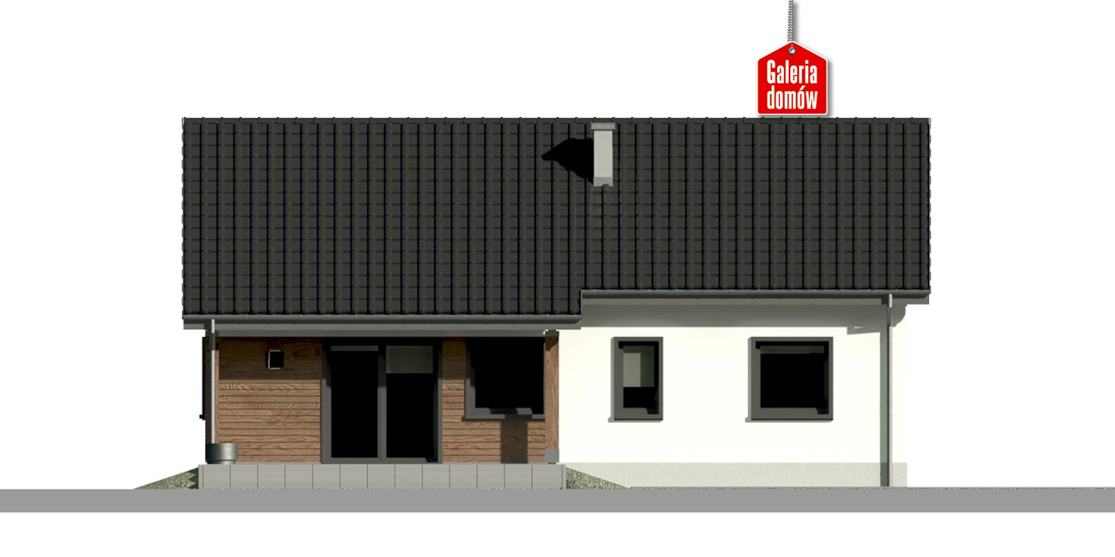 Elewacja boczna lewa