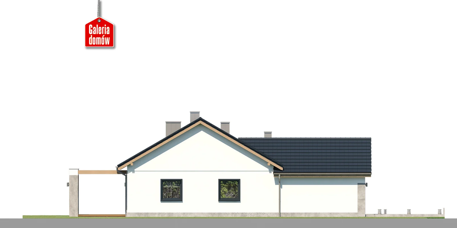 Elewacja boczna prawa