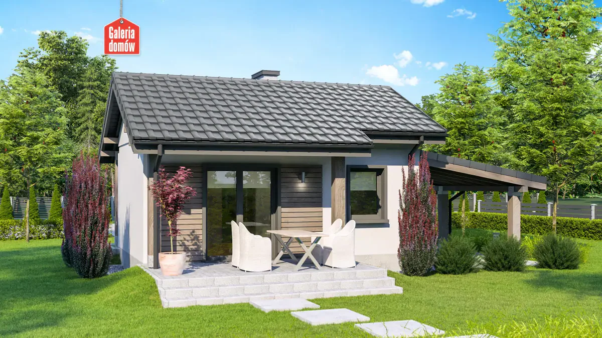 Wizualizacja domu przy Bukowej 35 - zdjęcie 2