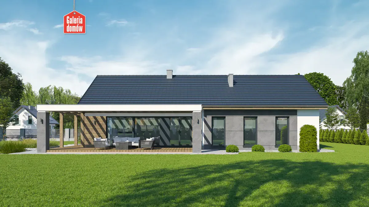 Wizualizacja domu przy Bukowej 36 - zdjęcie 2