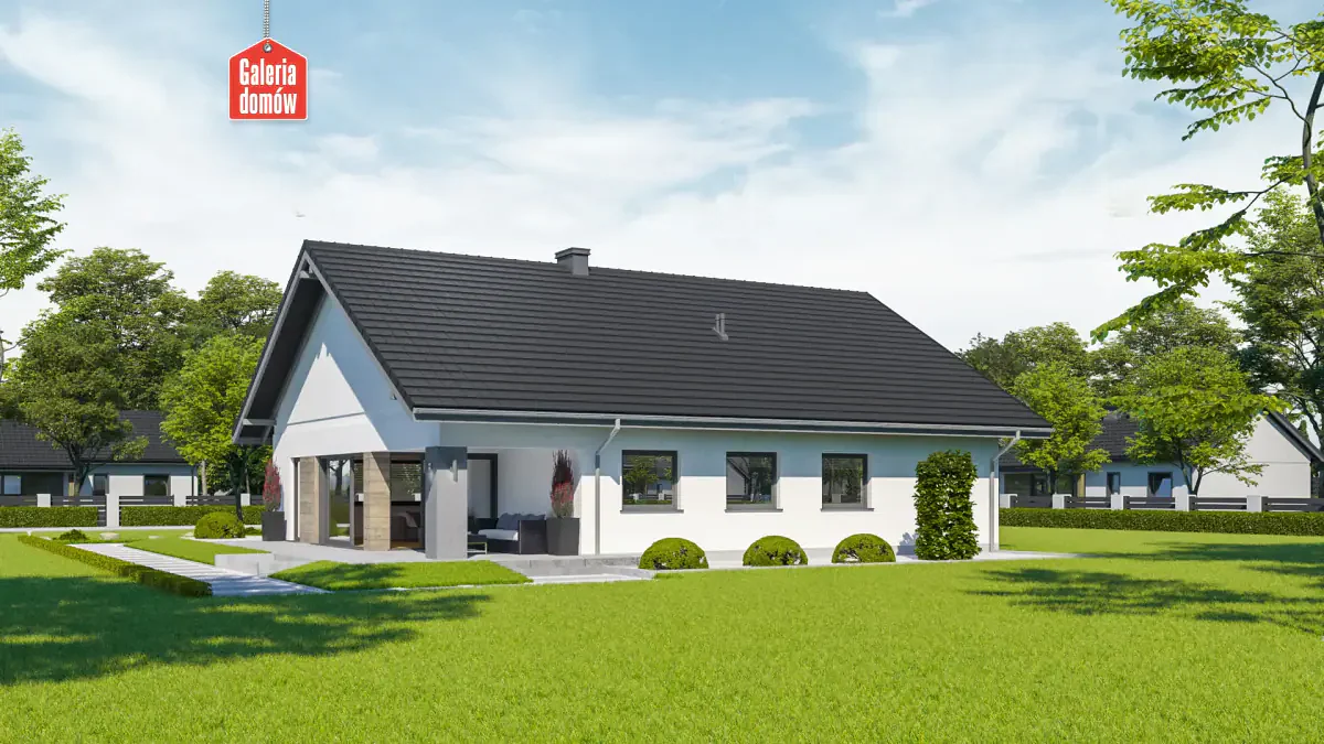 Wizualizacja domu przy Bukowej 37 - zdjęcie 2