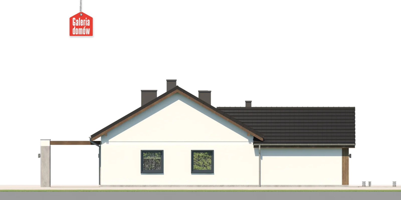 Elewacja boczna prawa