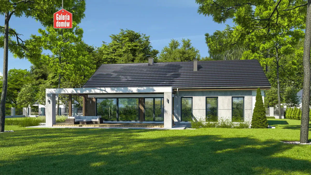 Wizualizacja domu przy Bukowej 48 - zdjęcie 2