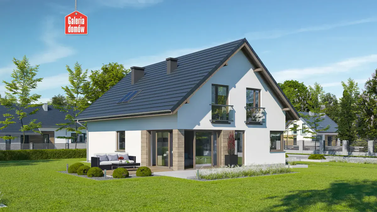 Wizualizacja domu przy Cyprysowej 100 - zdjęcie 2