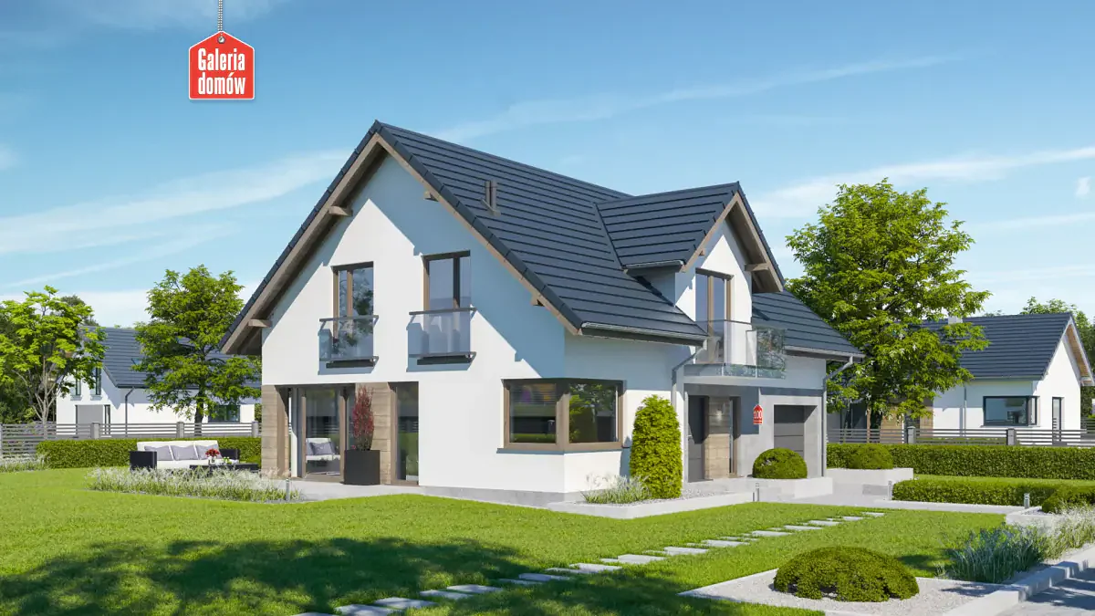 Wizualizacja domu przy Cyprysowej 100 - zdjęcie 3