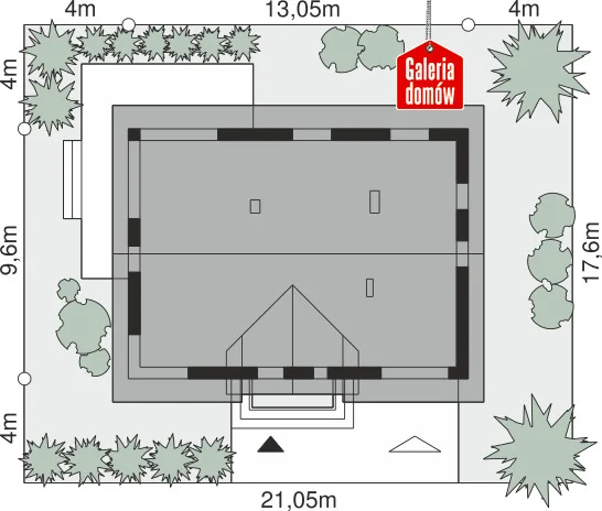 Usytuowanie na działce