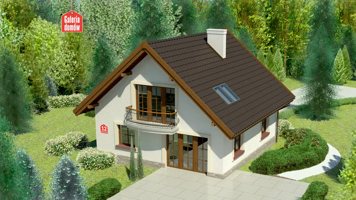 Wizualizacja domu przy Cyprysowej 12 - zdjęcie 2