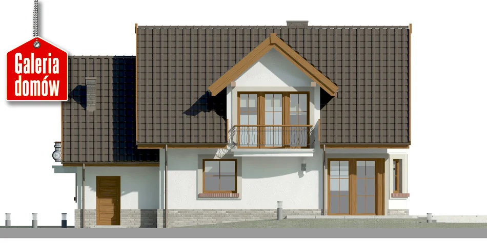 Elewacja boczna lewa